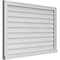 Ekena Millwork Vertical Surface Mount PVC Gable Vent w/ 2"W x 2"H , Brickmould Sill Frame, 42"W x 28"H GVPVE42X2803SN - alternate 4